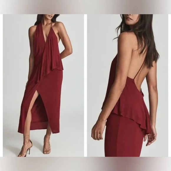 Reiss Xena Strappy Open Back Cocktail Dress - Picture 2 of 13